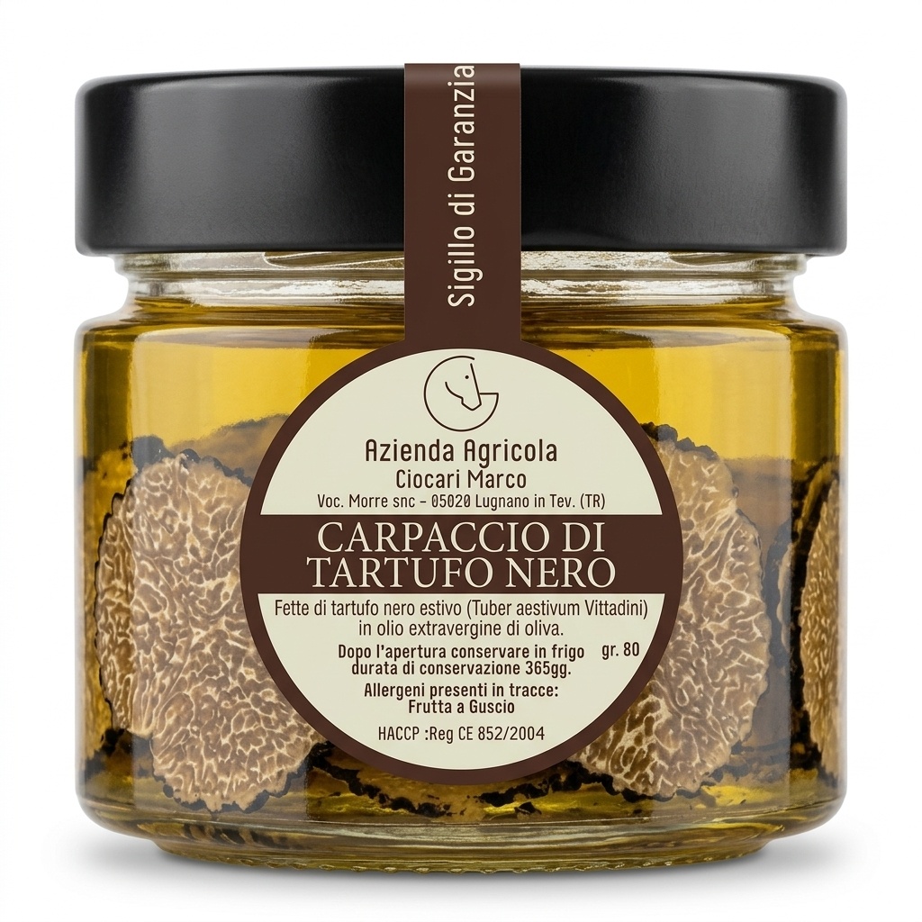 CARPACCIO DI TARTUFO NERO - Azienda Agricola Ciocari Marco