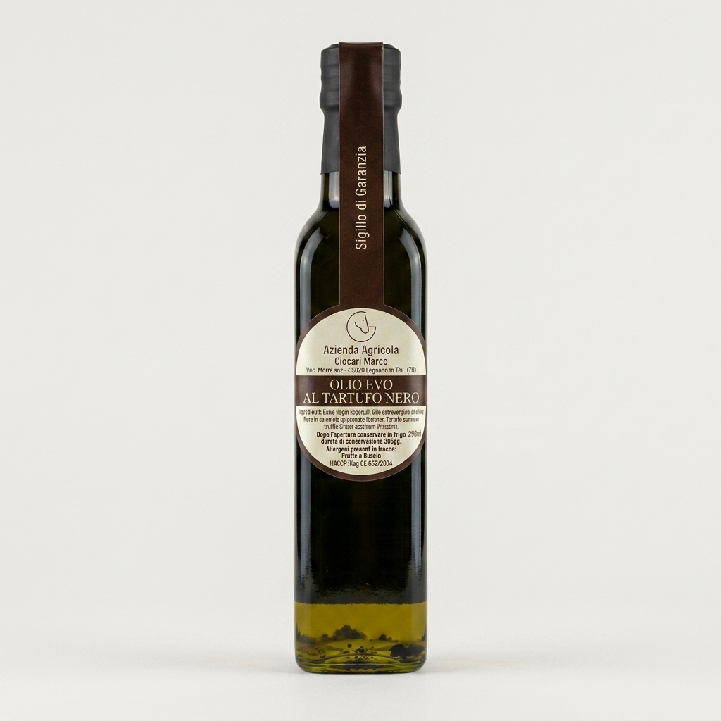 OLIO EVO AL TARTUFO NERO - Azienda Agricola Ciocari Marco