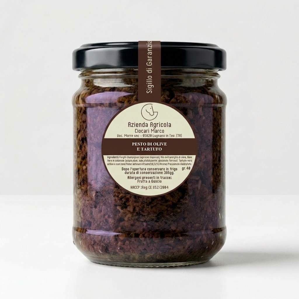 PESTO DI OLIVE E TARTUFO - Azienda Agricola Ciocari Marco