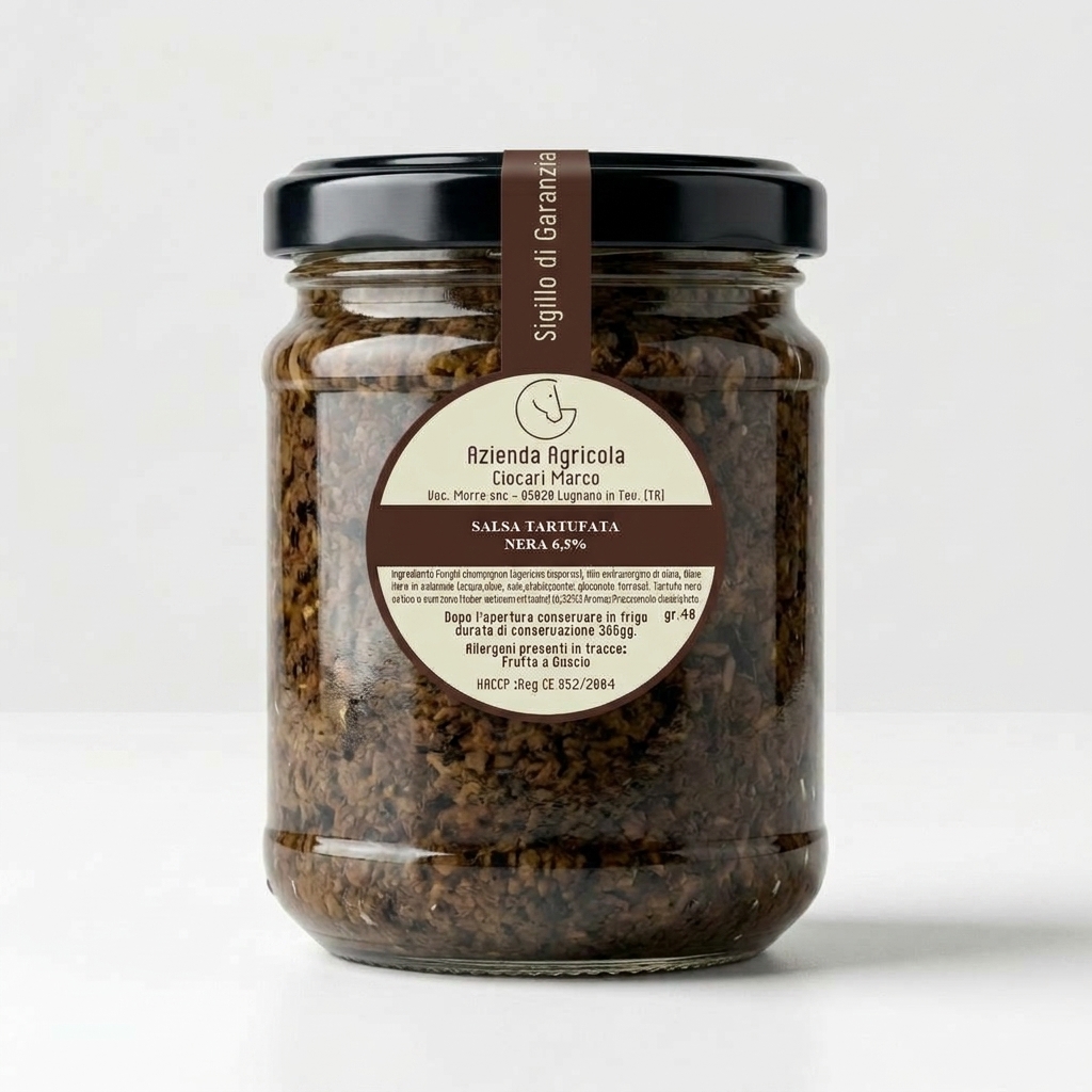 SALSA TARTUFATA NERA 6,5% - Azienda Agricola Ciocari Marco